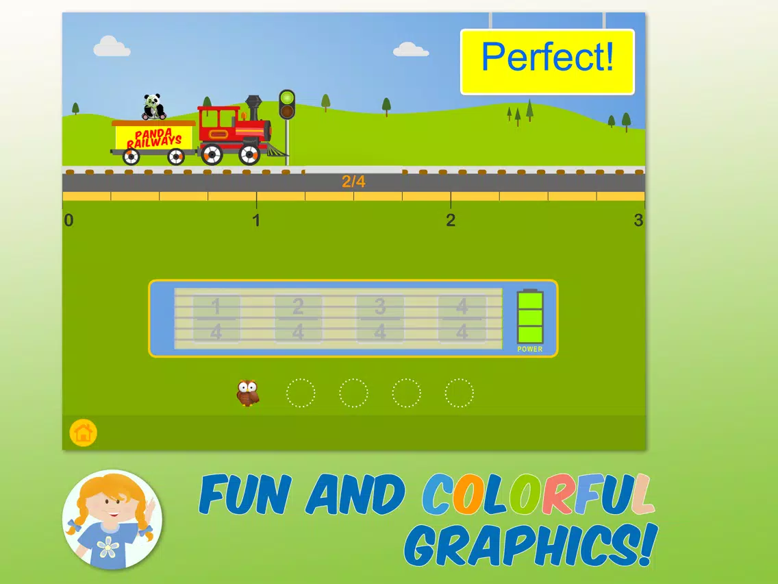 Fractions with Trains iPad 应用截图