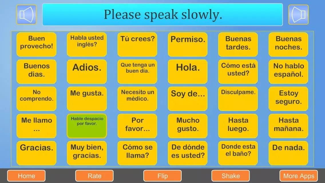 Capturas de pantalla de iTalkSpanish