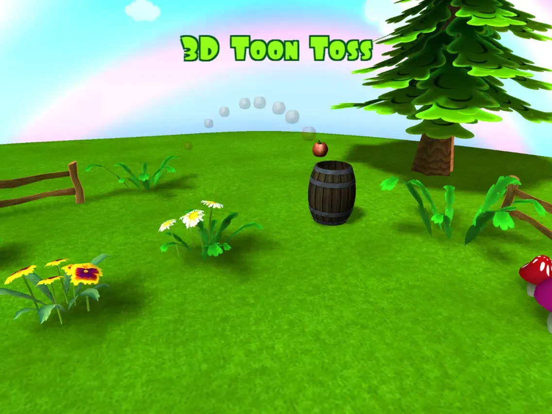 Capturas de tela do 3D Toon Toss iPad 