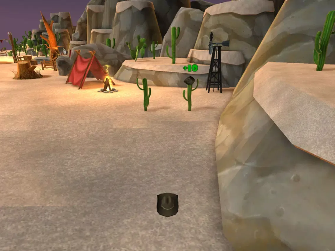Capturas de tela do 3D Toon Toss iPad 