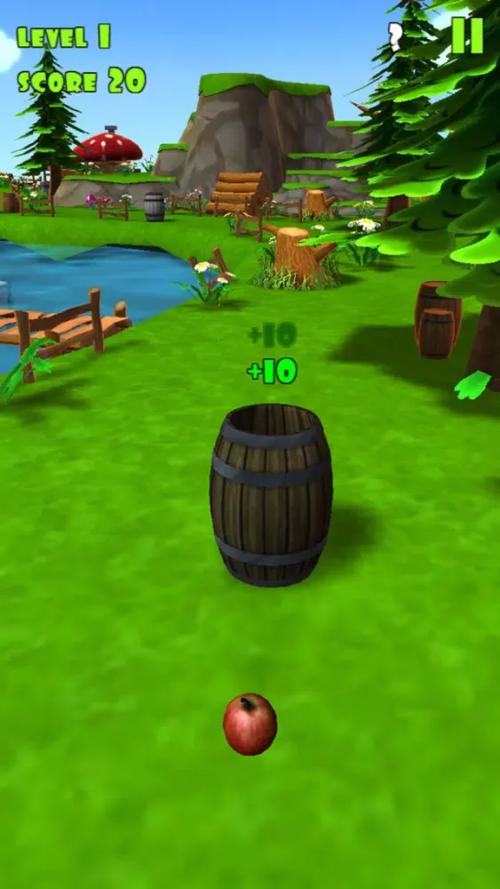 Capturas de tela do 3D Toon Toss