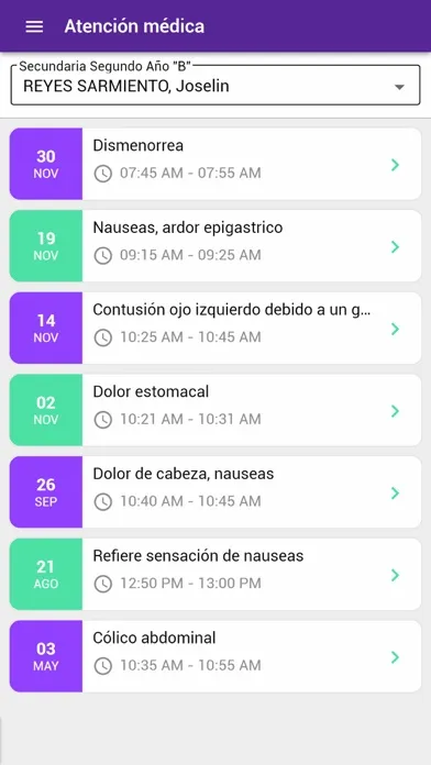 Sistema Educativo FAP Screenshots