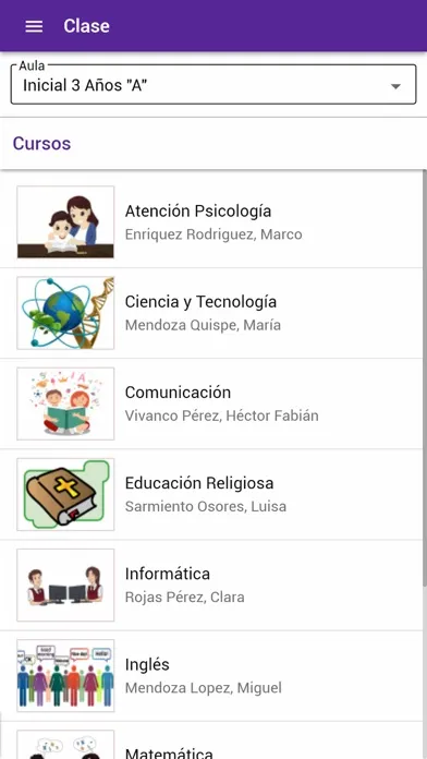 Sistema Educativo FAP Screenshots