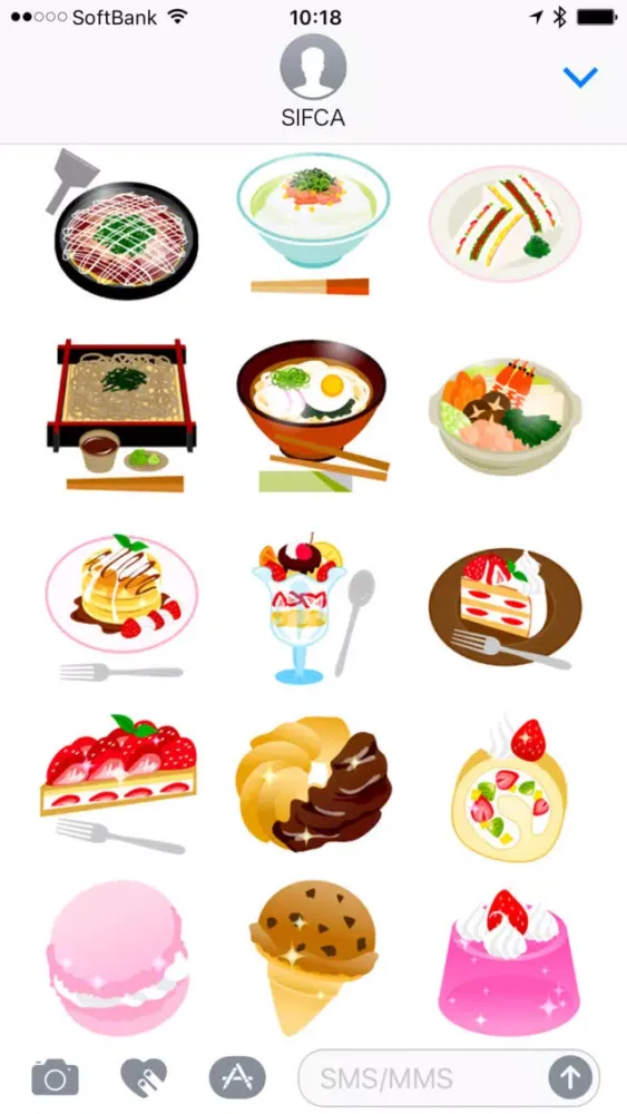 Food & Sweets Stickers - Emoji TOKYO Ekran Görüntüleri