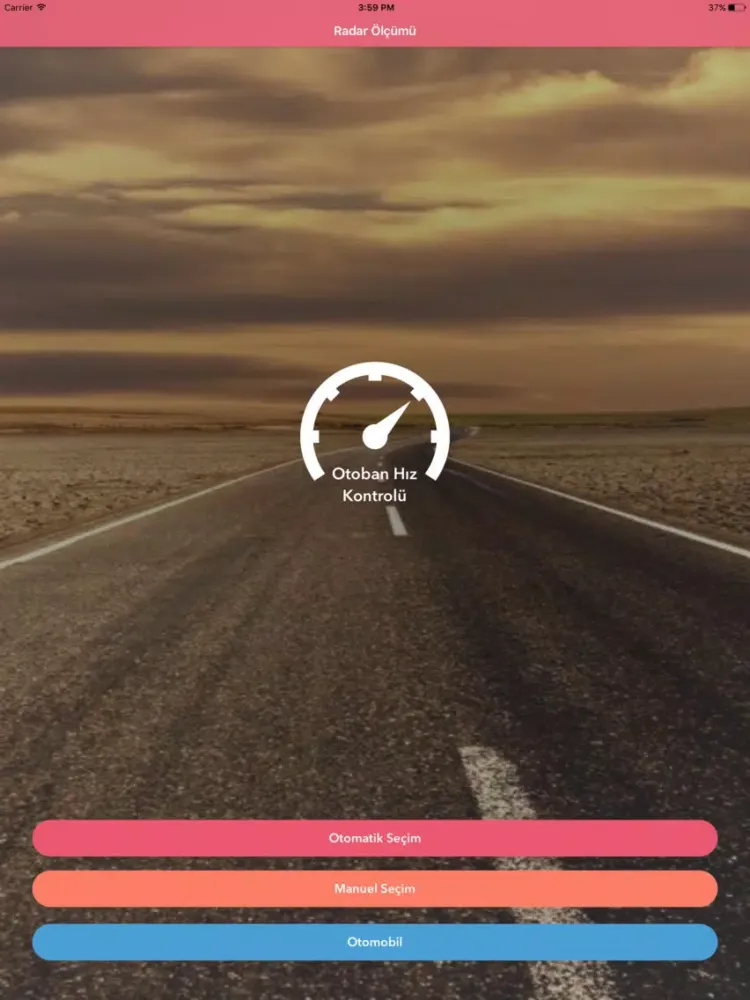 Otoban Hız Kontrolü iPad  سکرین شاٹس