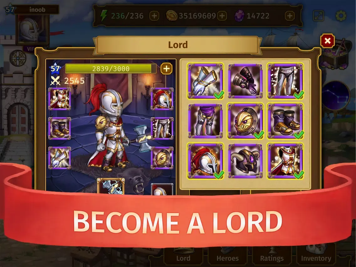 Ảnh chụp màn hình của Lords of the Arena: Heroes iPad 