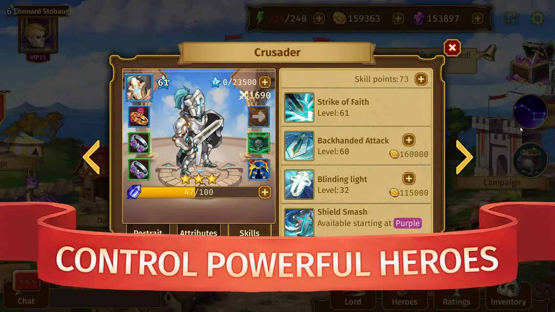 Ảnh chụp màn hình của Lords of the Arena: Heroes