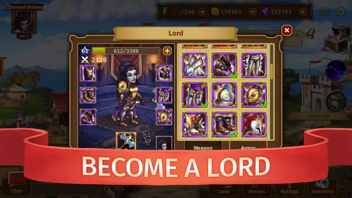 Ảnh chụp màn hình của Lords of the Arena: Heroes