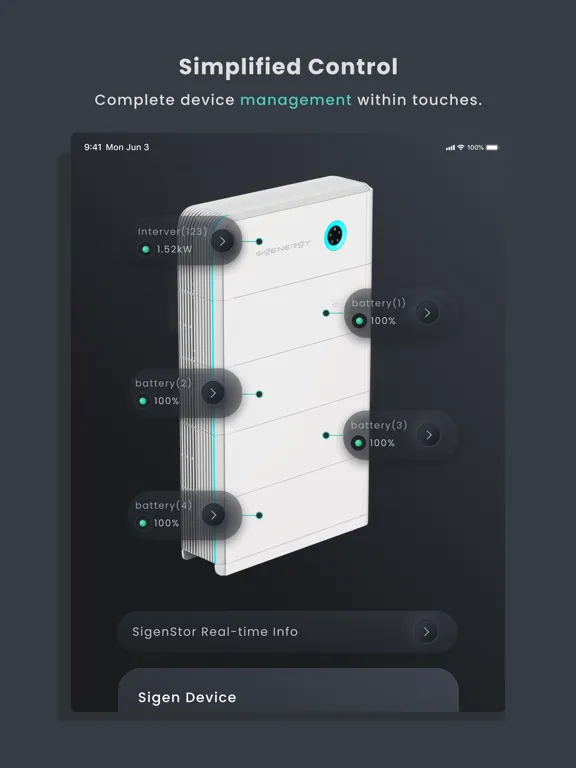 mySigen iPad Screenshots