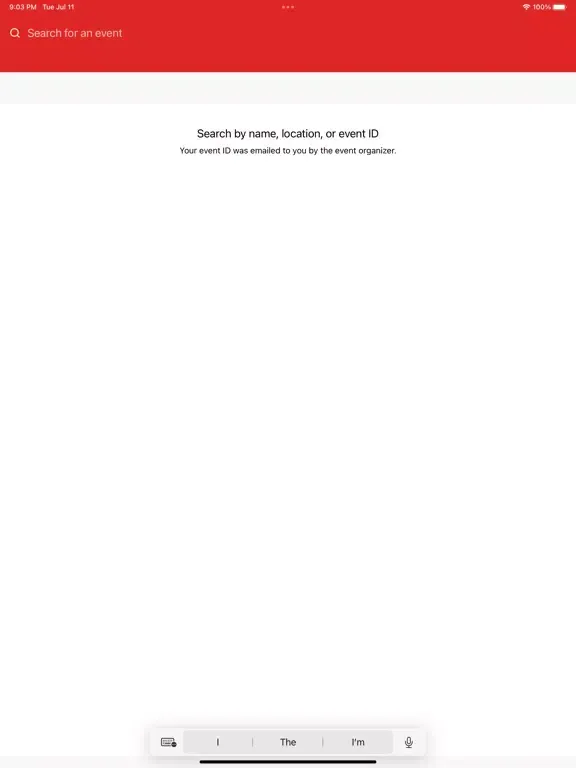 SigEp Events iPad スクリーンショット