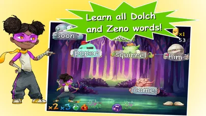 Captures d'écran de Sight Words Phonics Superhero