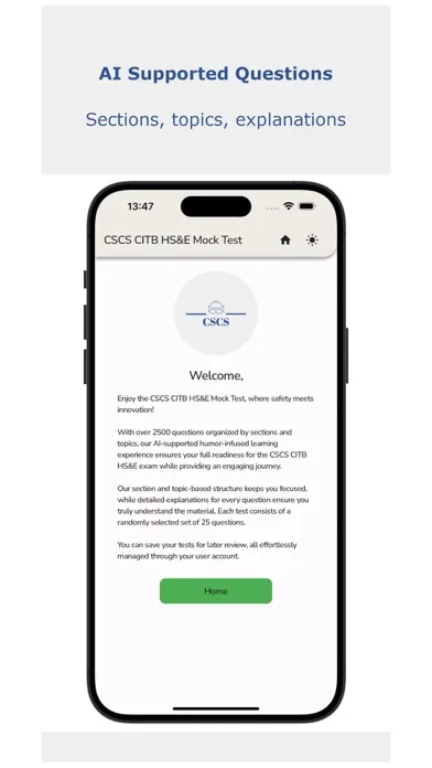 CSCS CITB HS&E Mock Test 2024 Screenshots
