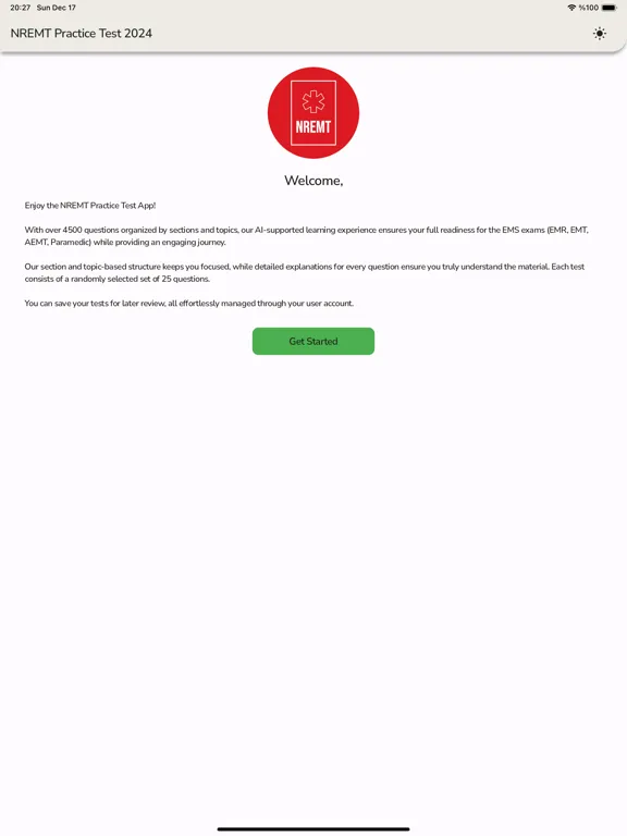 Скриншоты EMT Practice Test Prep 2024 iPad 
