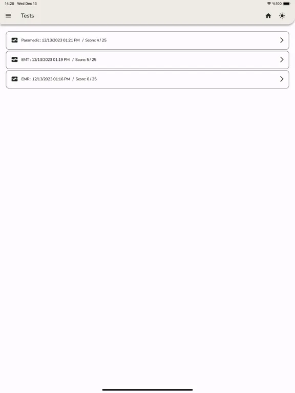 Скриншоты EMT Practice Test Prep 2024 iPad 