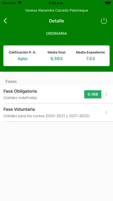 Capturas de pantalla de UAM EvAU