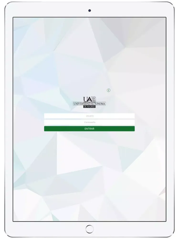 Tangkapan skrin Academic Mobile UAM iPad 