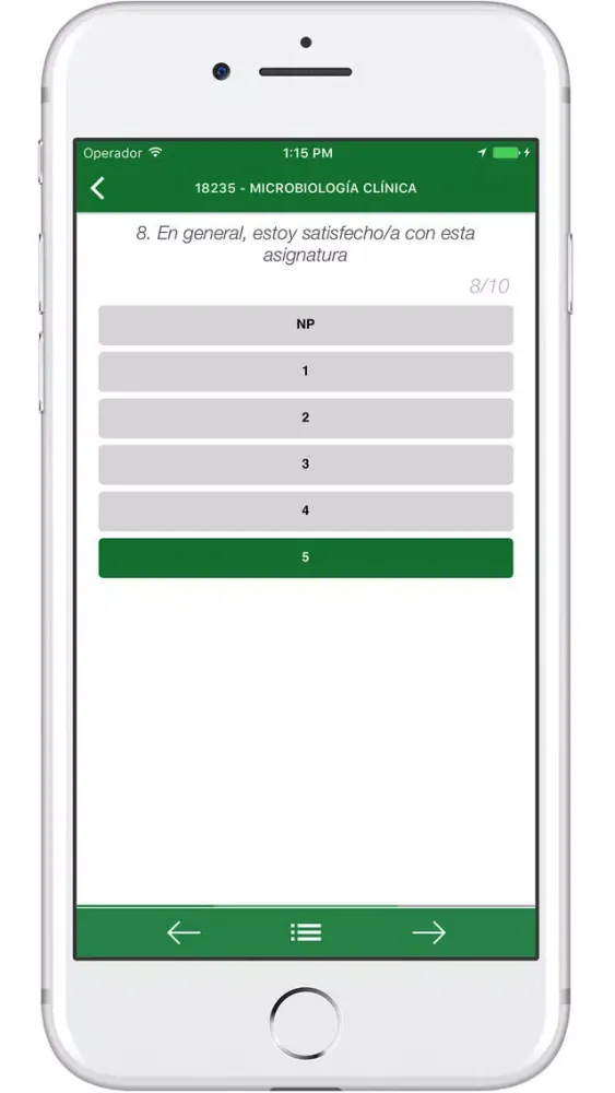 Tangkapan skrin Academic Mobile UAM