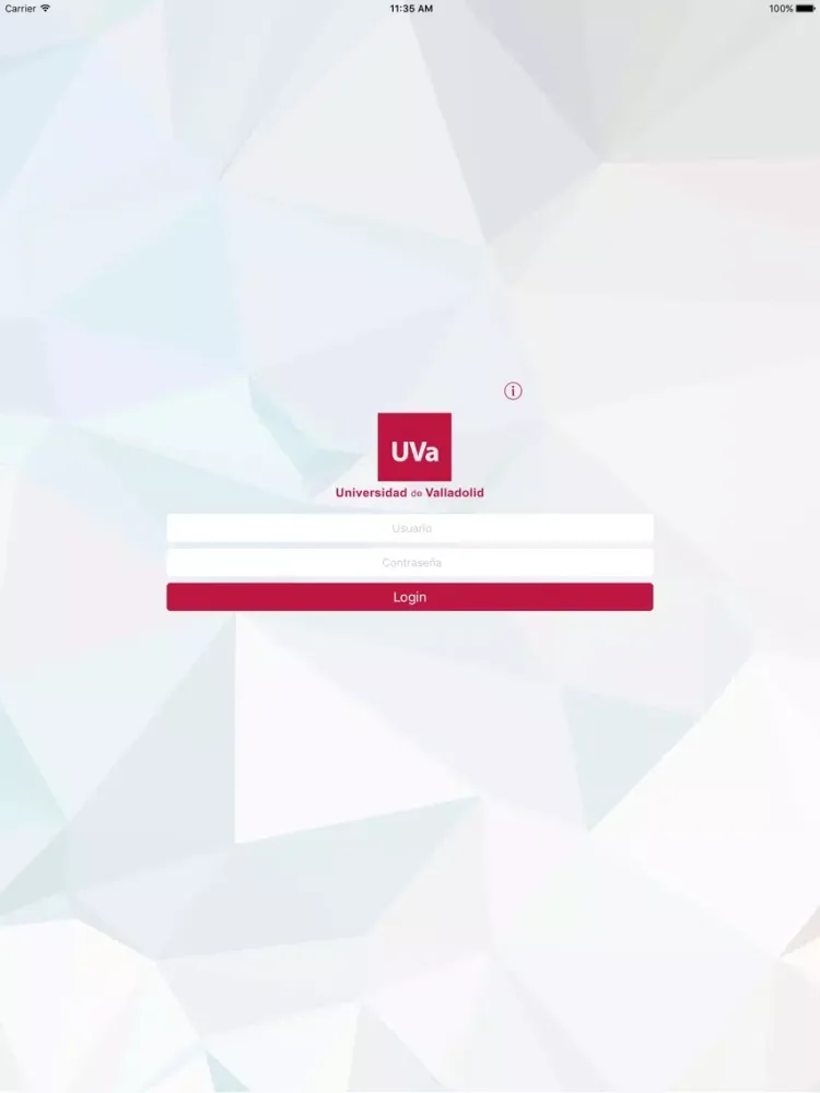 Capturas de pantalla de Academic Mobile UVa iPad 