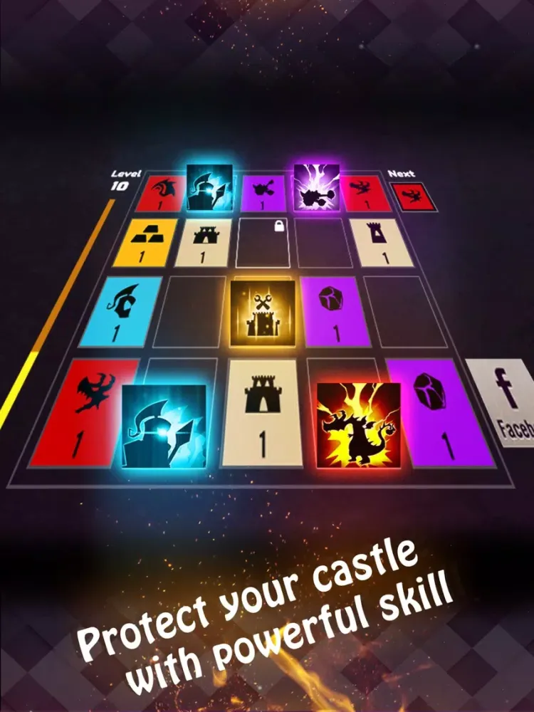 Tangkapan layar Clash of Squares iPad 