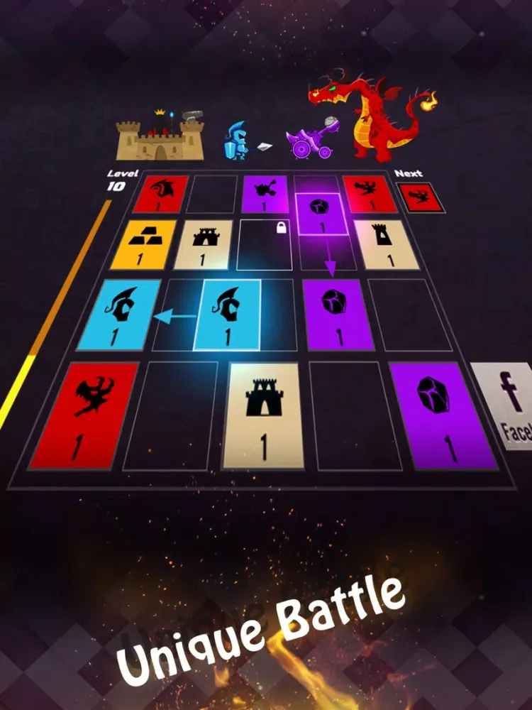 Tangkapan layar Clash of Squares iPad 
