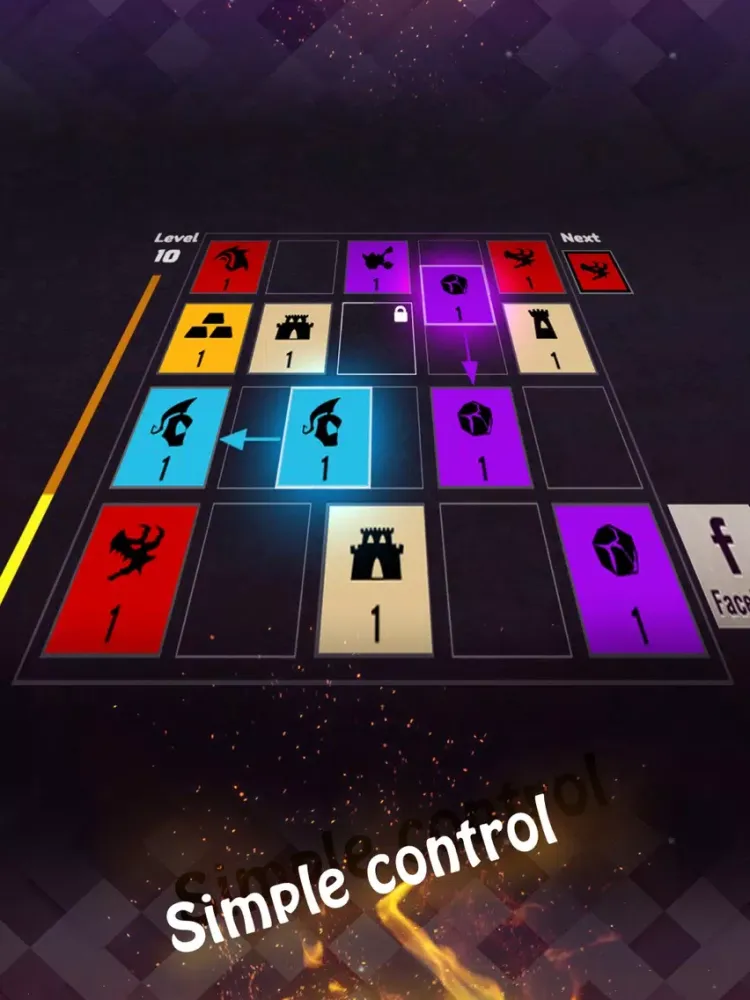 Tangkapan layar Clash of Squares iPad 