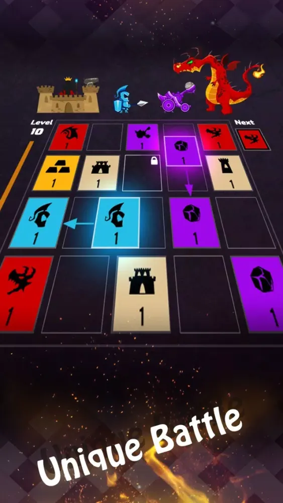 Tangkapan layar Clash of Squares