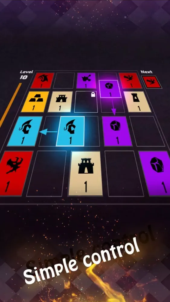 Tangkapan layar Clash of Squares