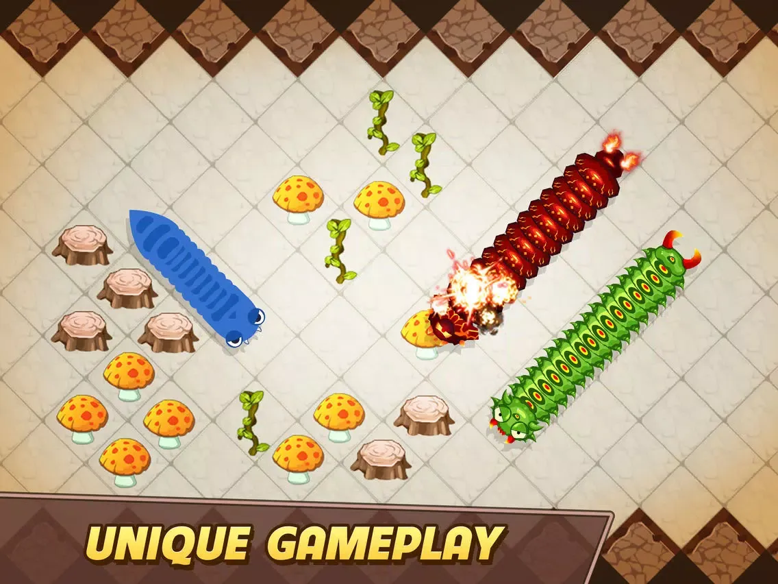 ภาพหน้าจอของ Crazy Worm iPad 