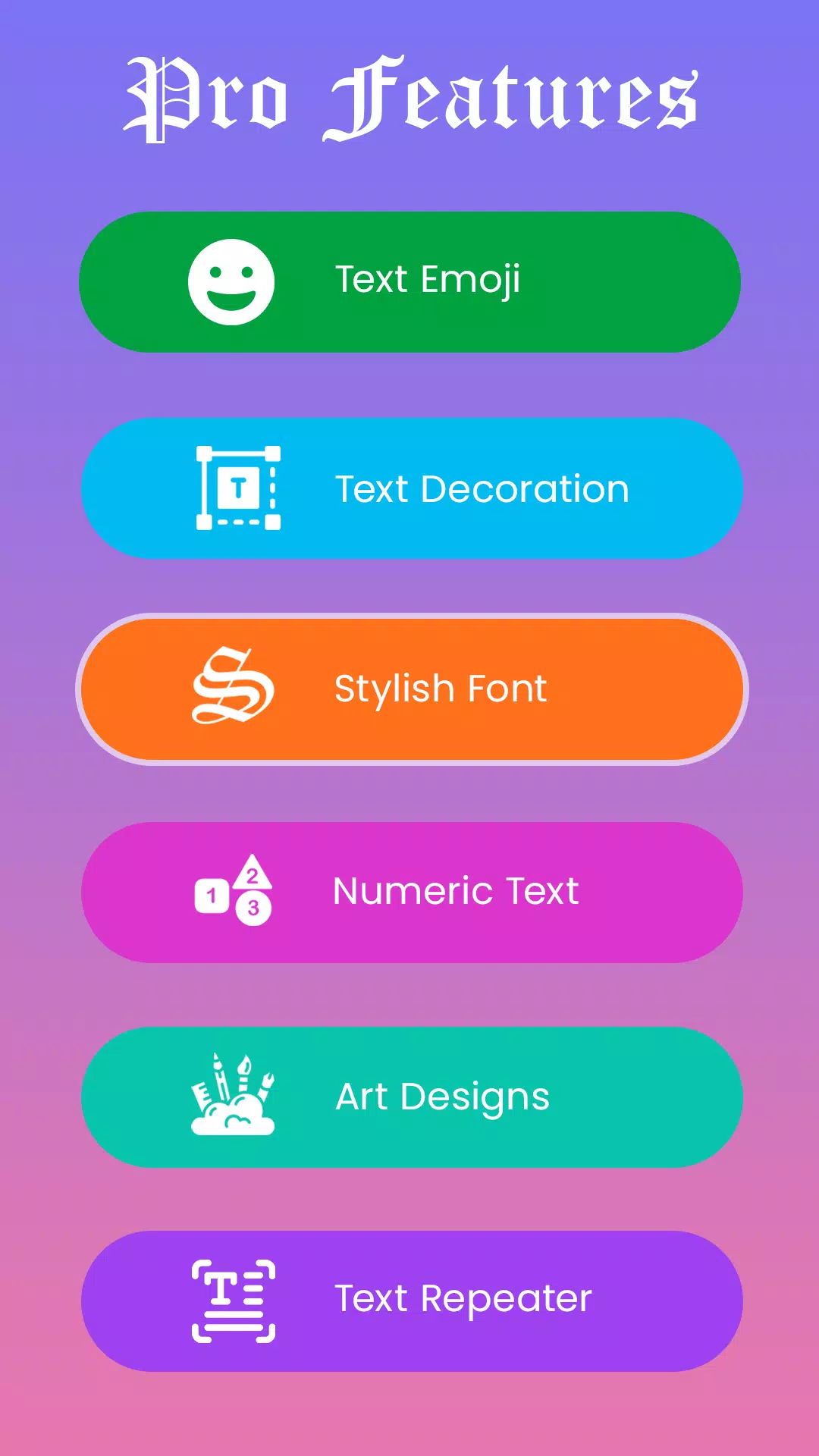 Fonts Keyboard : Stylish Font Screenshots