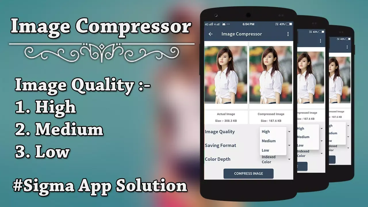 Capturas de pantalla de Image Compressor