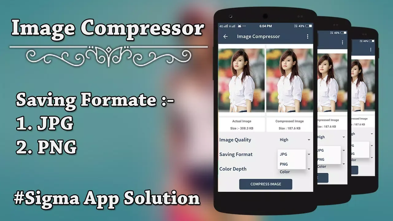 Capturas de pantalla de Image Compressor