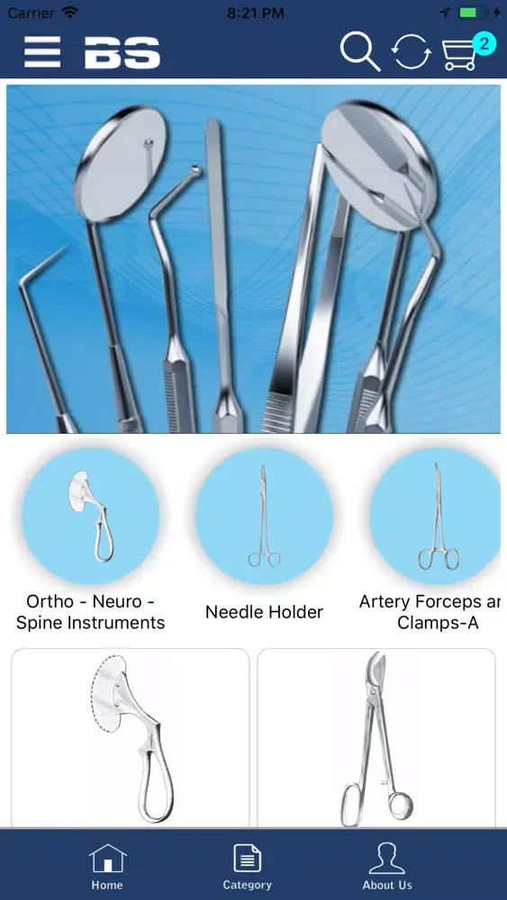 Capturas de tela do Bell Orthopedics