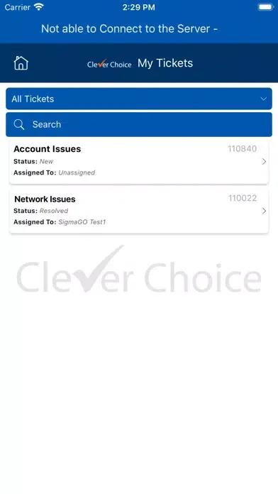 Capturas de pantalla de Clever Choice Customer