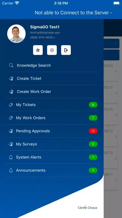 Capturas de pantalla de Clever Choice Customer