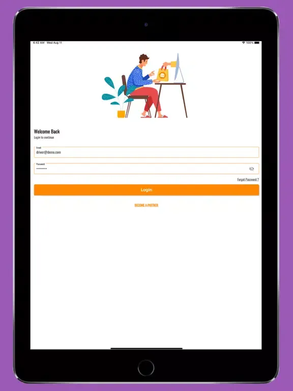 ภาพหน้าจอของ Sigma Market Seller iPad 