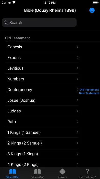Holy Bible (DRV & ASV) Ekran Görüntüleri