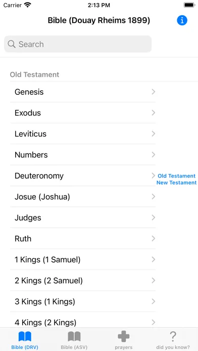 Holy Bible (DRV & ASV) Ekran Görüntüleri