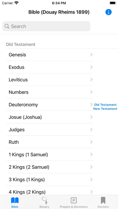 Holy Bible Douay Rheims স্ক্রিনশট
