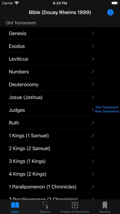 Holy Bible Douay Rheims স্ক্রিনশট