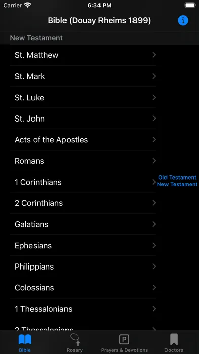 Holy Bible Douay Rheims স্ক্রিনশট