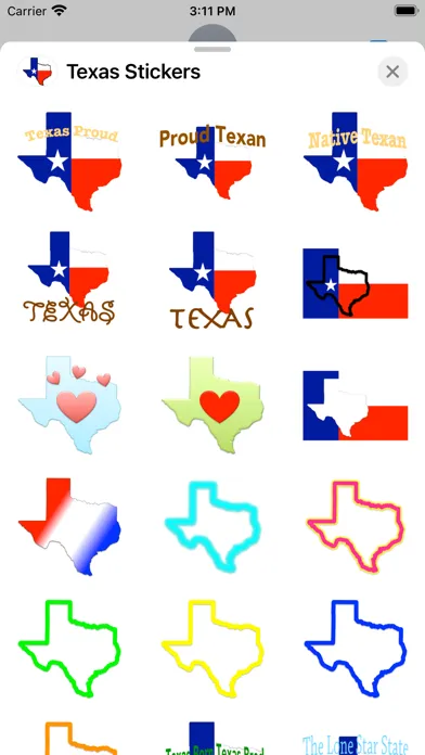 Texas Stickers Screenshots