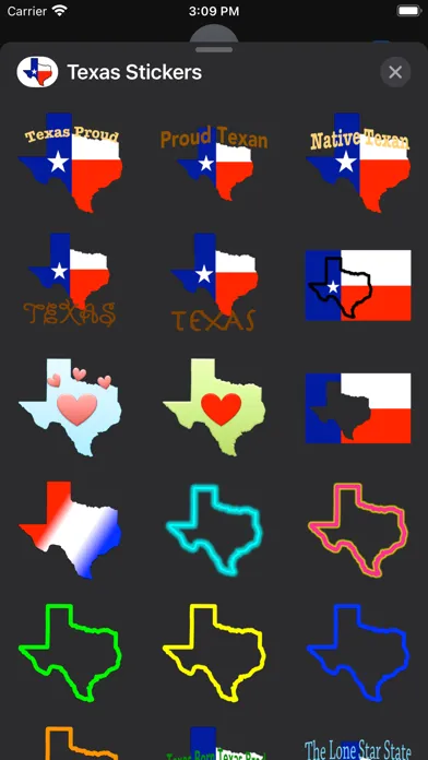 Texas Stickers Screenshots