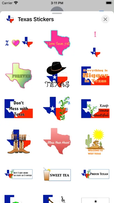 Texas Stickers Screenshots