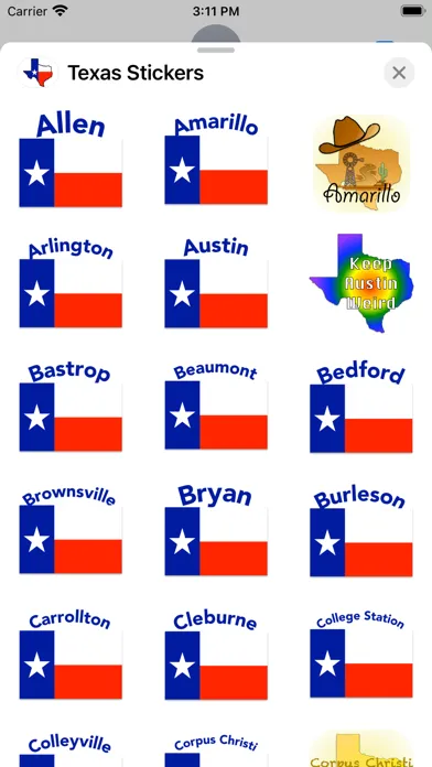Texas Stickers Screenshots