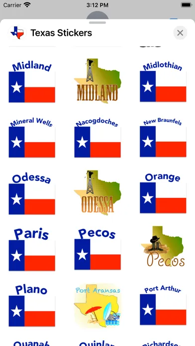 Texas Stickers Screenshots
