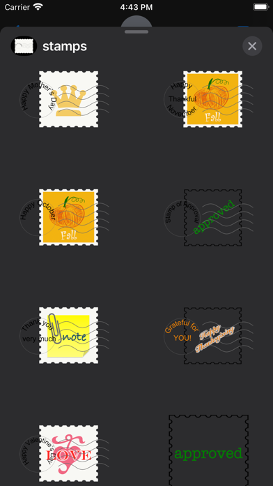 Capturas de tela do fun stamps