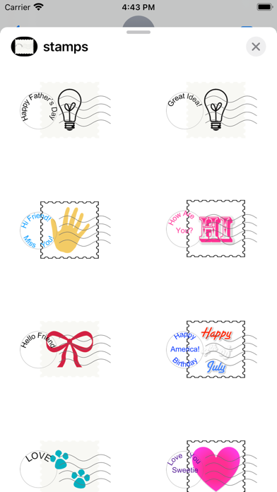 Capturas de tela do fun stamps