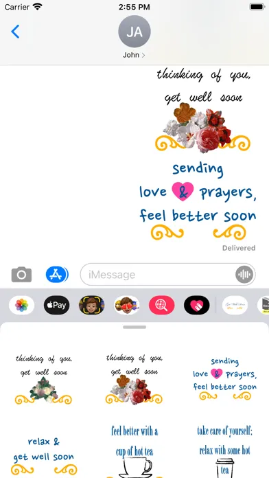 get well soon stickers! Screenshots