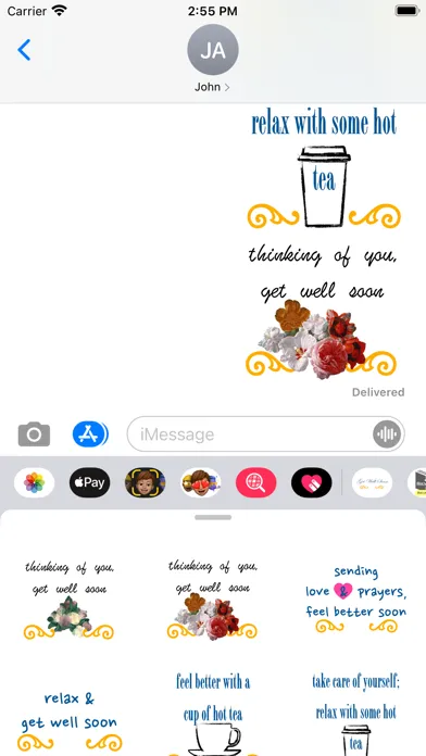get well soon stickers! Screenshots