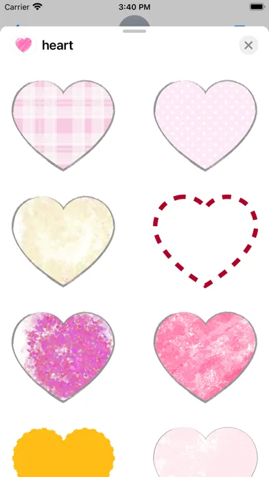 matters of the heart stickers 스크린샷